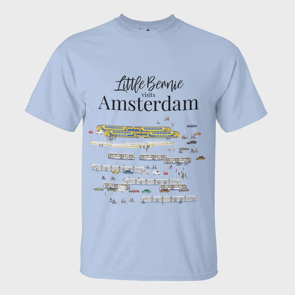 Shop-_0035_Little Bernie Crosstown Traffic T-Shirt blue